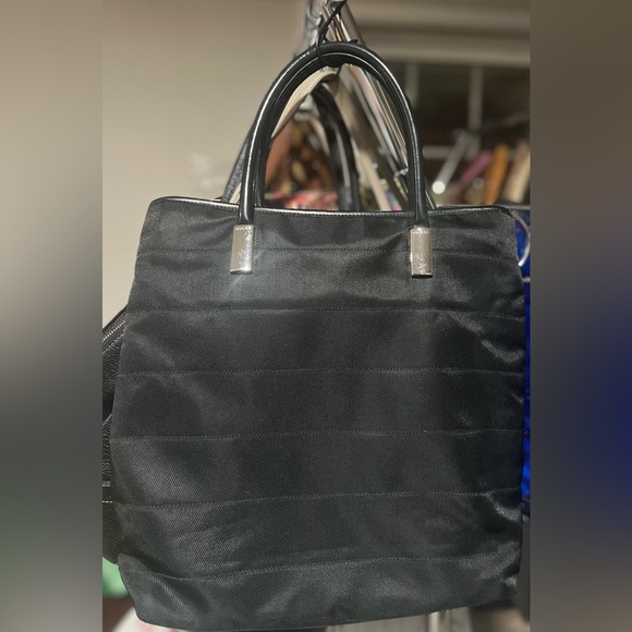 Gucci Handbags - Gucci Black Canvas Handbag W COA